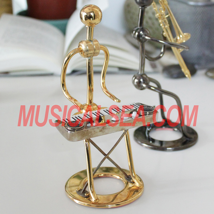 metallic figurine